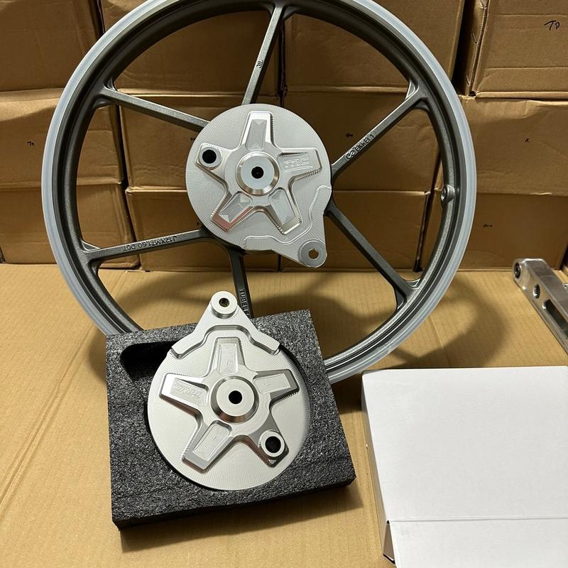 Má Đùm Nhôm CNC Nguyên Khối Gắn Sirius 110 , Ex Nhỏ ( Gắn Như Zin ) - phụ kiện phụ tùng trang trí xe máy Mâm