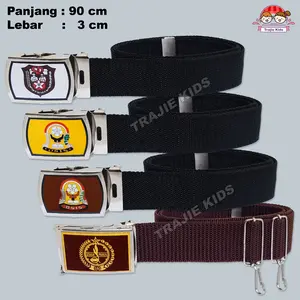 Ikat Pinggang Anak Sekolah SD SMP SMA SMK Pramuka / Gesper Sekolah Sabuk SMP SD SMA Pramuka / Sabuk Sekolah Logo SMP SD SMA Pramuka Fashion