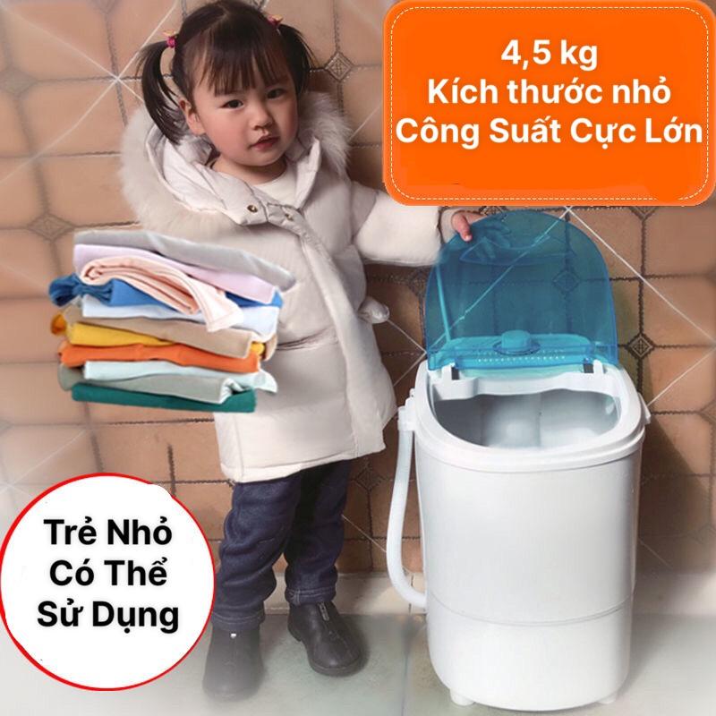 Máy giặt mini giặt quần áo - giặt giày cao cấp khử khuẩn bằng công nghệ Blue Ag - Máy giặt Yangzi XQB-35 Làm Sạch đô trắng - đồ lót - đồ cho bé bảo hành 12 tháng 7