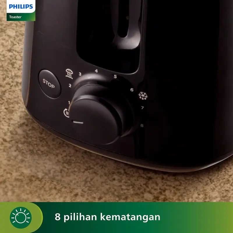 Philips Toaster HD2583/90 Bunwarmer Pemanggang Roti HD2583 HD 2583 3