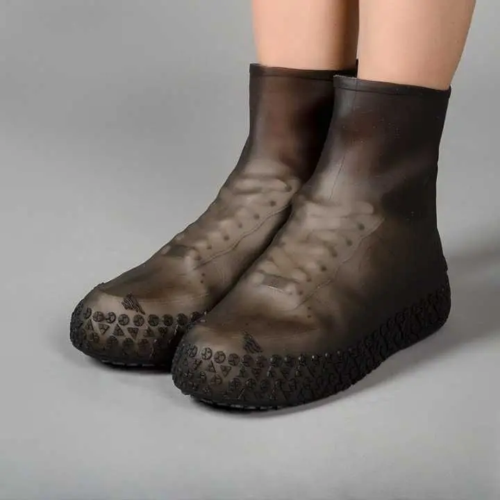 [COD] Cover Sepatu Hujan Reusable Rain Boot Cover Shoes Sandal Motor Anti Air Banjir Waterproof Jas Coat Kaki Karet Silicone Silikon Garansi 6 Bulan