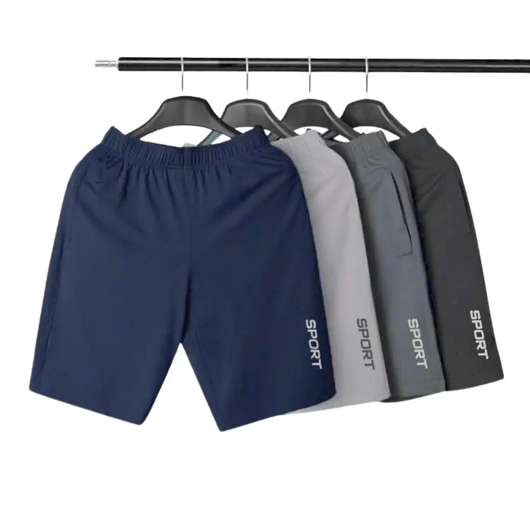 COMBO 4 Quần Short Nam in logo siêu rẻ, chất vải mỏng, mát, co dãn, thấm hút mồ hôi, có đủ size M-3XL