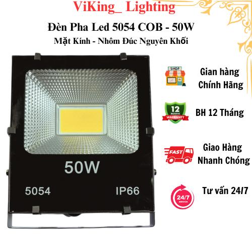  Đèn Pha Led COB 50W Điện 220V Chống Nước IP66 Chiếu Biển Quảng Cáo Sân Bóng Nhà Rạp Nhà Xưởng Kho Bãi 