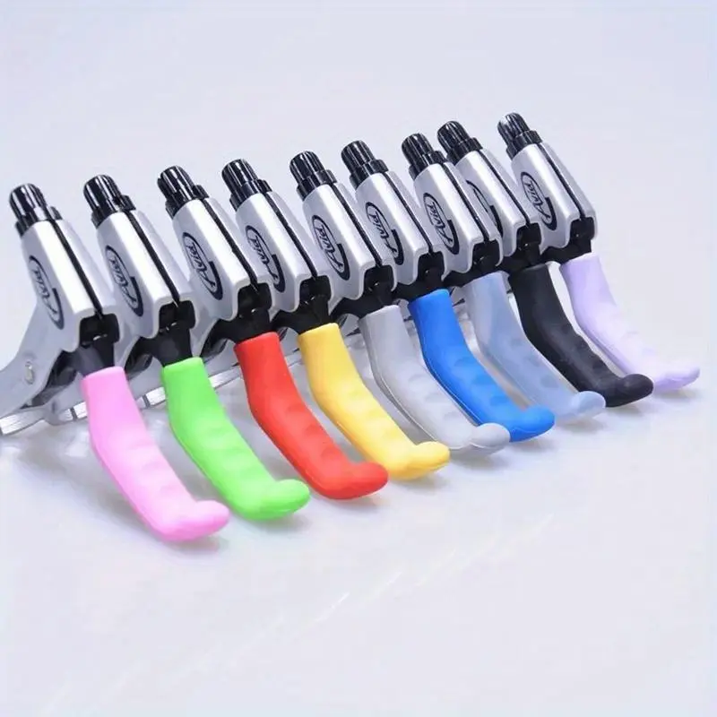 Bicycle Brake Handle Cover, 2 Counts Anti-slip Silicone Bike Brake Lever Protector, Wear-resistant Bike Accessories for Mountain Bike, Bicycle Accessories