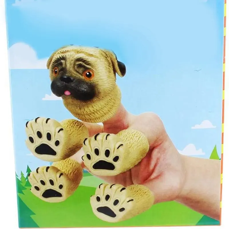 Squirrel Finger Puppet SetAnimals Puppet Show Theater PropsNovelty Toys