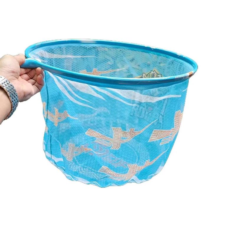 Mặt Vợt Bắt Cá GUF Vương Điểu màu xanh ngọc lưới mau Fishing Đi Câu Câu Cá