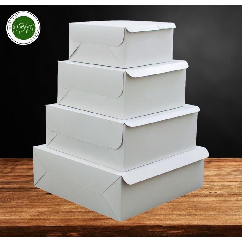 Ready Stock Talam Box White / Pizza Box / Food Box /Cake Box - TikTok ...