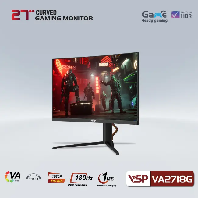 Màn hình cong VSP R1500- VA2718G - 180Hz - 1Ms 2