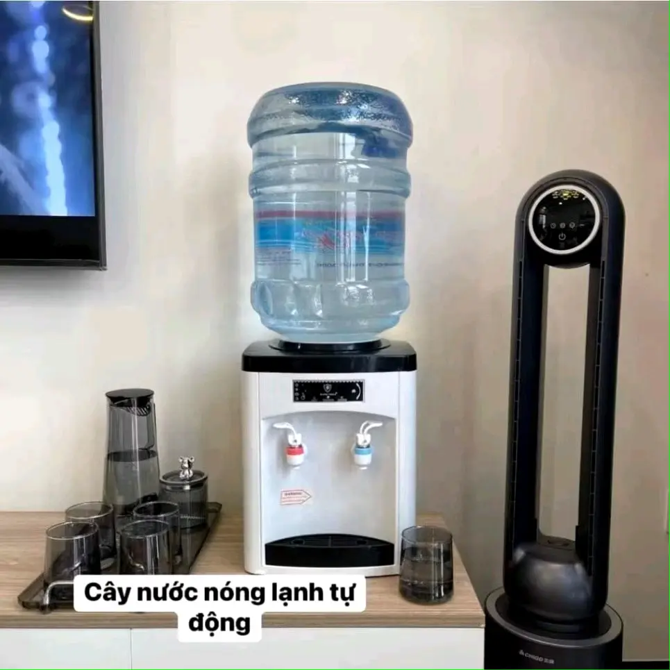 Cây Nước Nóng Để Bàn SHRAP . CÂy KAW Nhỏ Gọn Tiếp Kiệm Điện Tự Ngắt An Toàn