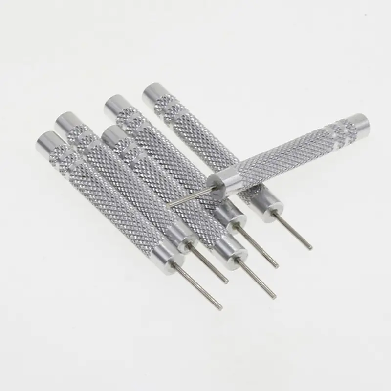 Dụng Cụ Sửa Chữa Tháo Ghim Vòng đeo tay Dây đồng Đồng Hồ 10 cái, Đục lỗ ghim sắt, Chiều rộng 0,7-1,0mm 3
