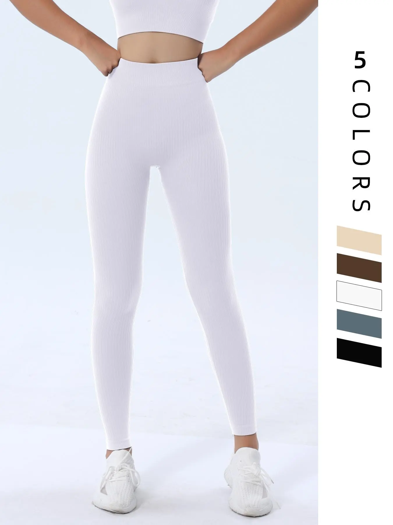 Women's Solid High Waist Shapewear Leggings, Casual High Stretch Seamless Butt Lift Skinny Pants, Ladies Shapewear Bottoms for All Seasons