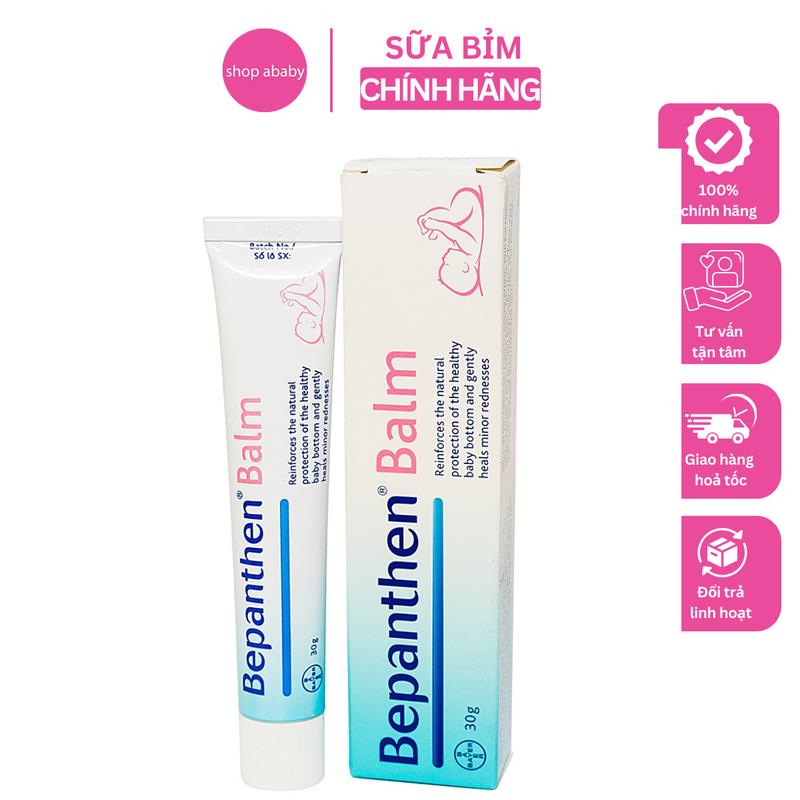 Kem Bepanthen Balm ngừa hăm tã, kích ứng da cho bé tuýp 30g