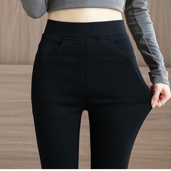 COMBO 2 Quần legging dài 4 Túi Nữ Women Voi Nhung Thun 4
