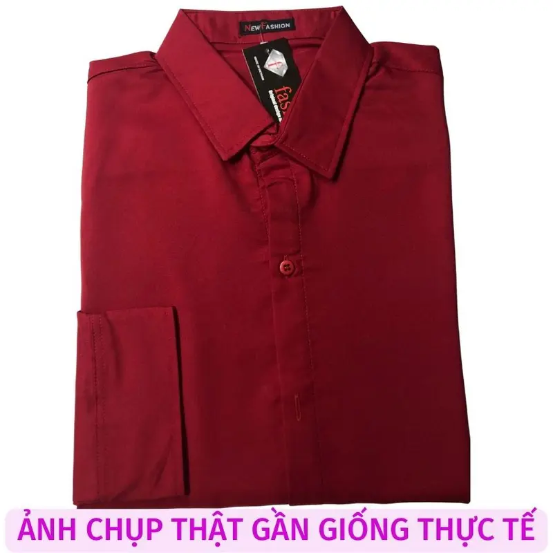 Áo sơ mi unisex form rộng cặp đôi nam nữ đỏ giáng sinh MM01 MEMOTOP Menswear xxl thường 4