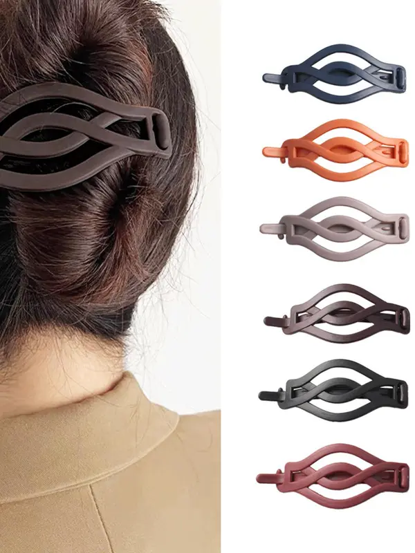Minimalist Style Hair Twist Clip, Casual Versatile Hair Accessories for Women, High-end Hair Accessory for Daily Use 2