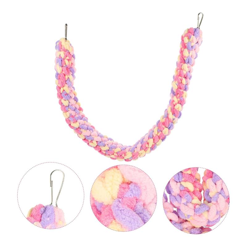 Product Introduction of HG 1PC Totority Hammock Swing Ferret Toys Sugar Glider Toys, Hamster Toy Cage Rat Rope Toy Sugar Glider Toy Bird Rope Perch Swing Toy for Climbing/Exercising Hammock Swing Ferret Toys 28