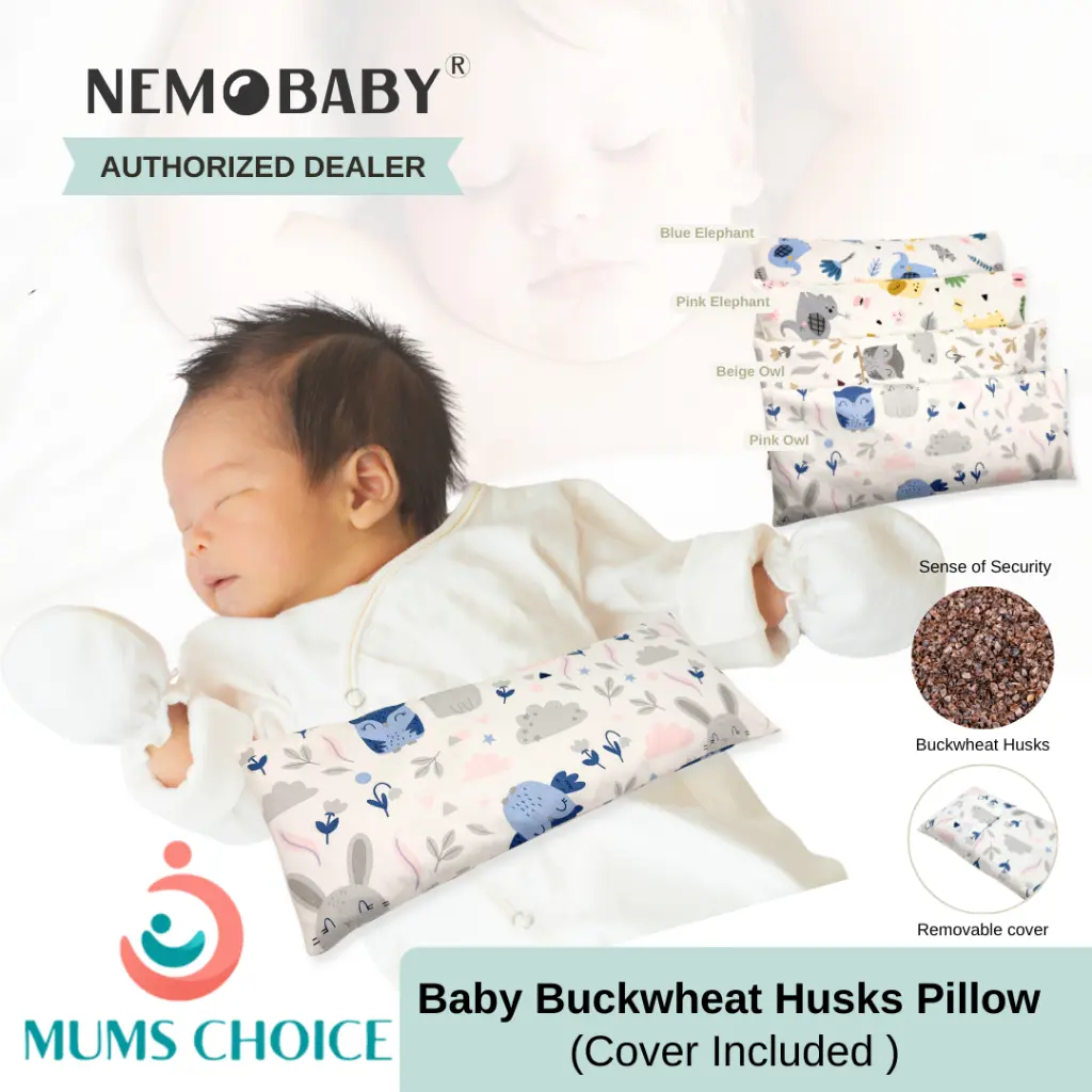Nemobaby Baby Organic Bean Sprout Husk Pillow