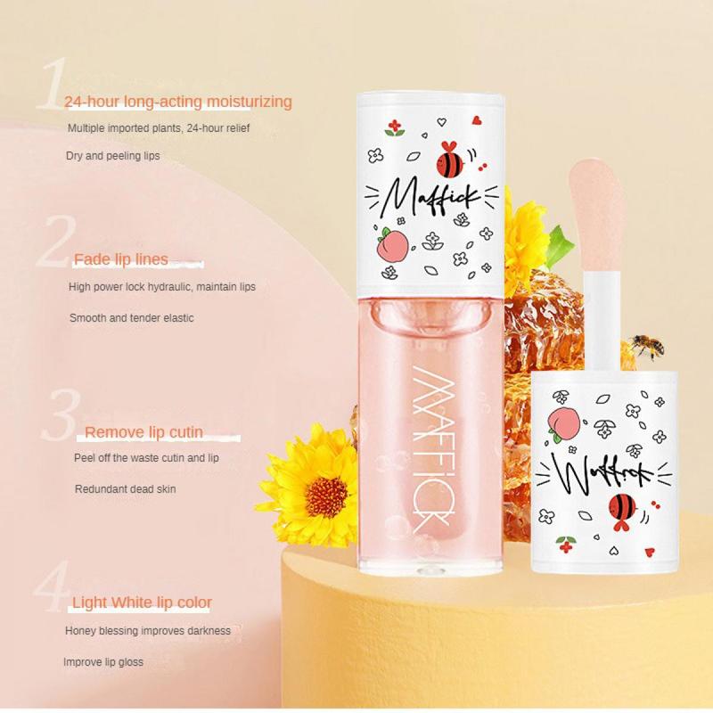 【COD】MAFFICK Lip Oil Honey Liquid Lip Balm Moisturizing And Lightening Lip Lines Lip Care 23g 2
