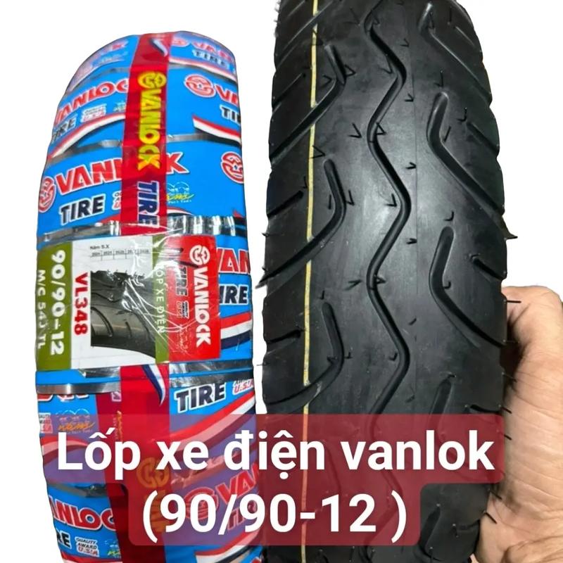Lốp xe điện chính hãng vanlok có cỡ lốp 90/90-12,300-10 0