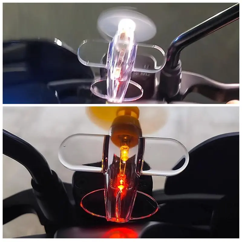 Đồ Trang Trí Xe Máy Điện, Thiết Kế Máy Bay Nhỏ Phát Sáng Năng Lượng Gió, Thích Hợp Để Đạp Xe Và Các Hoạt Động Ngoài Trời Khác 6