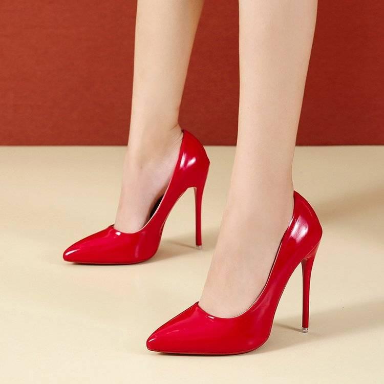 Giày Nữ, 35-Cỡ 45, Siêu Cỡ, Gót Nhọn 12cm, Giày Cao gót, Phong Cách Gợi Cảm, Giày Đi Làm Chống Bức Xạ, Giày Nam Giả, Cỡ 44, 43 3