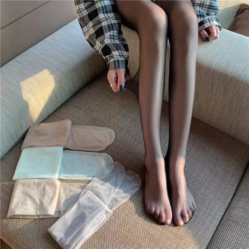 Tất Mượt Mà Hở Lấp Lánh Ngọc Trai Lấp Lánh, Phong Cách Đường Phố, Dành Cho Nữ, Đèn Lung Linh Siêu Nhỏ Thích Hợp Cho Mùa Hè, Lụa Đen Mỏng, Quyến Rũ, Bán Chạy, Phong Cách Instagram 6