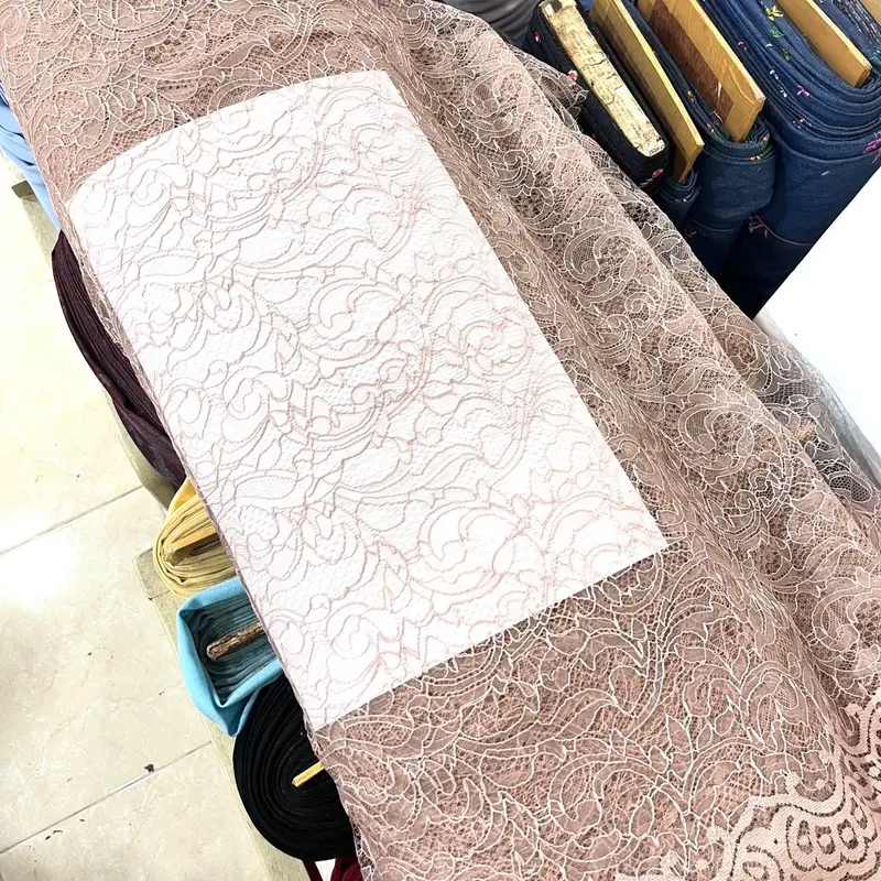 Chantily lace / kain brukat kebaya super premium santily harga setengah meter 4