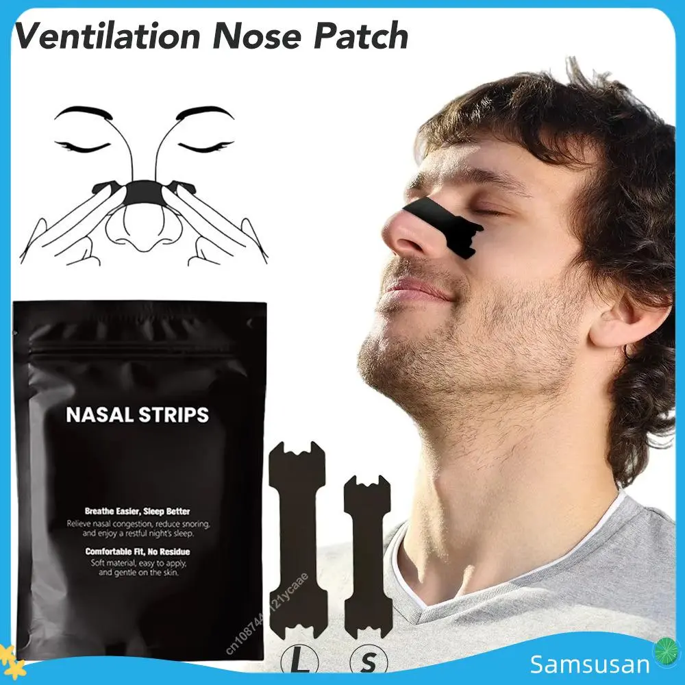 30PCS New Improve Sleeping Health Breath Nasal Strips Nose Strips Better Breathing Anti-Snoring Nasal Congestion Nose Patches