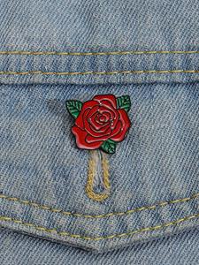 Broche de Diseño de Rosa, Accesorios de Moda para Ropa para Mujeres y Hombres para Decoración Diaria de Ropa, Broche Comodín y Exquisito para Regalo de Cumpleaños
