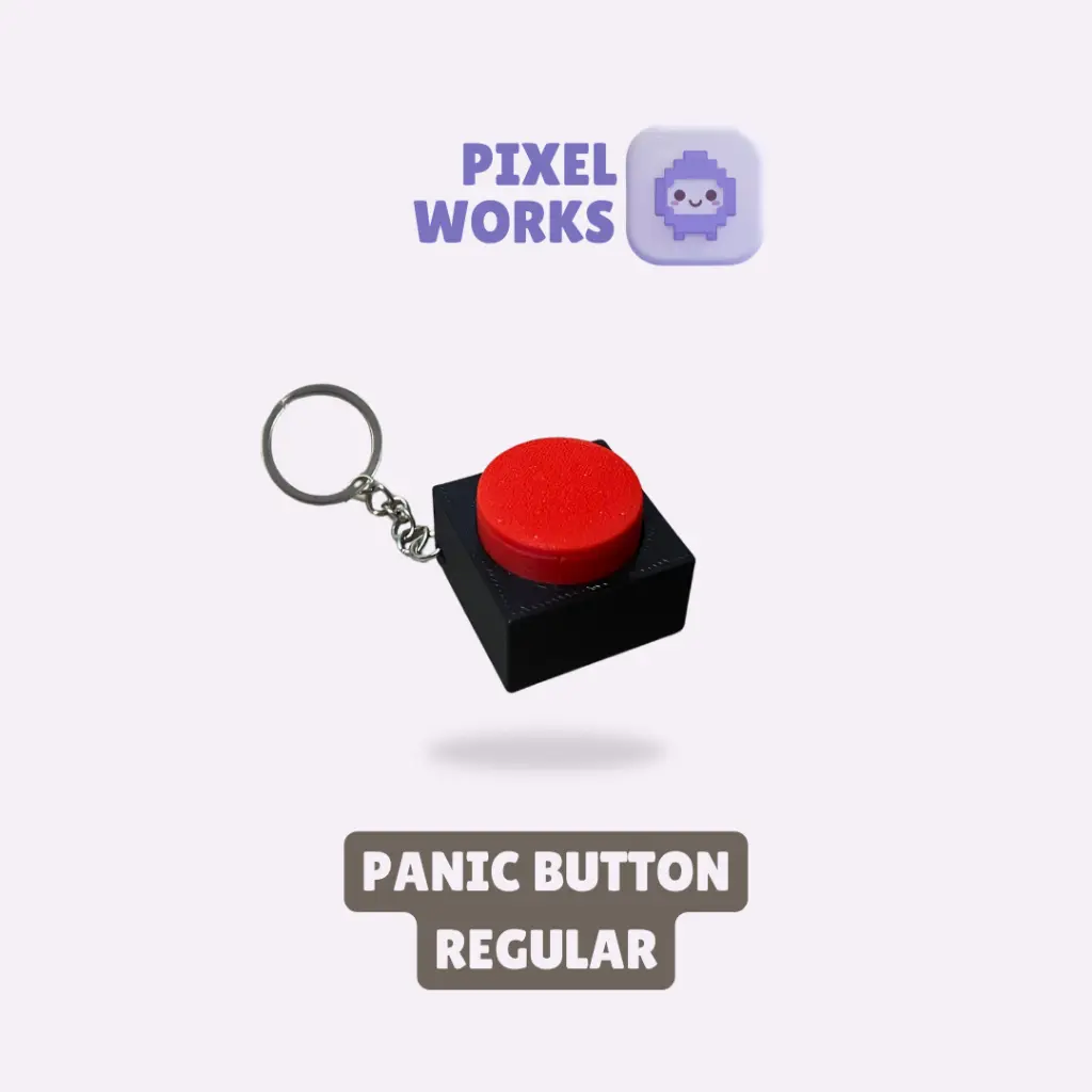 Fidget Panic Button Clicker Keychain Keyboard Clicky Key Chain - TikTok ...