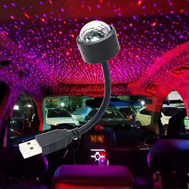 Product Introduction of TOPSCOR Lampu Atmosfir LED USB Warna-Warni Dengan Kontrol Suara Untuk Mobil 3