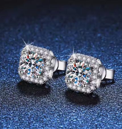 CD023- HOA TAI VUÔNG ĐÍNH ĐÁ CAO CẤP