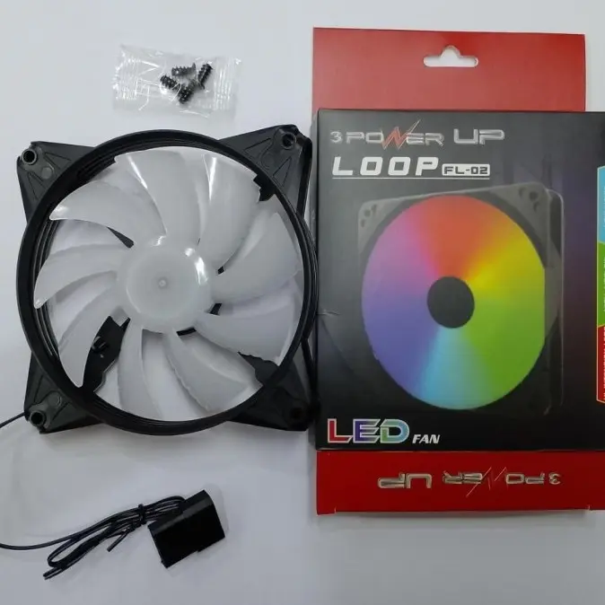 Fan Casing 12cm Power Up LOOP FL-02 RGB Light LED 12 Cm 4