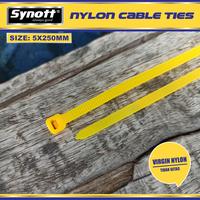 Gambar Kabel Tis 250 mm X 5 mm Cable Ties Kuning isi 100pcs - Kuning 250 mm X 5 mm dari sherlock tools Kota Administrasi Jakarta Timur 2 Tokopedia