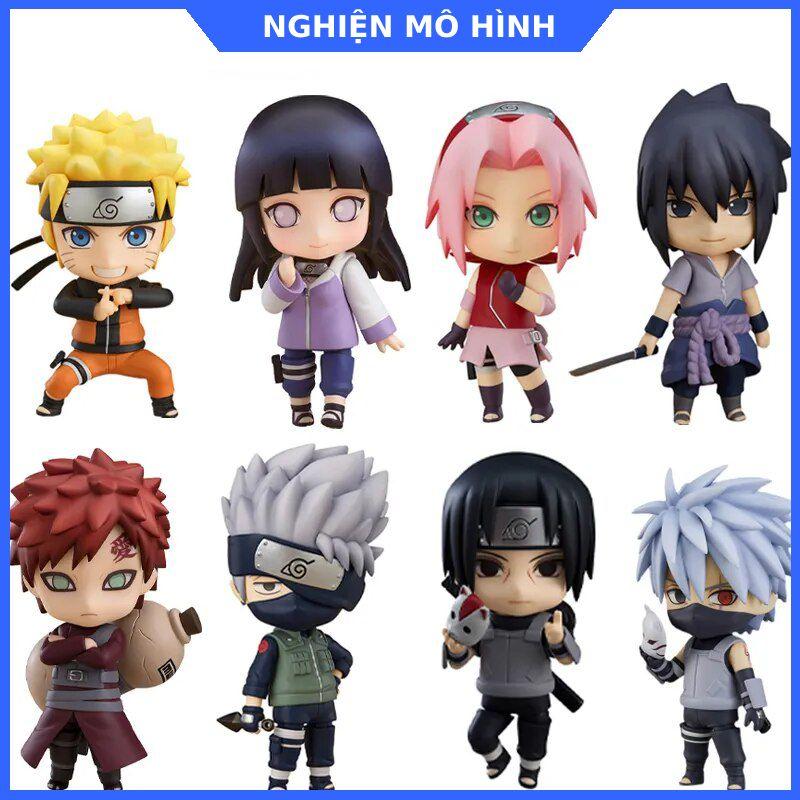 Mô hình Nendoroid Naruto có khớp chất lượng cao Naruto Itachi Gaara Kakashi Sasuke Minato Rock Lee Nara Shikamaru Đồ Chơi Toy Đồ Chơi Toy Voi