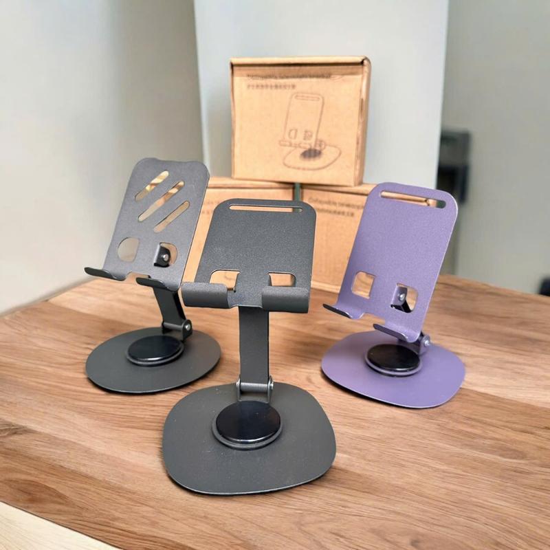 Giá đỡ kim loại K72 nhỏ gọn chắc chắn cho Điện Thoại di động có trục Xoay 360 Độ linh hoạt giá có thể gấp gọn
