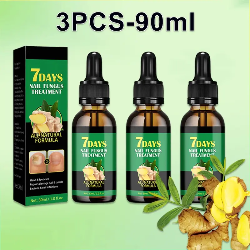 EELHOW Nail Repair Gel Strengthen Brighten Toenails Foot Nail Care Treatment Ginger Kutek 8