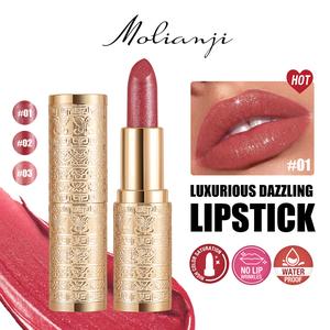 Gincu Berkilauan, Kilauan Mutiara, Kemasan Baldu, Pusam, Kalis Air, Tahan Lama, Tidak Luntur, Padat dan Mudah Alih, LS88