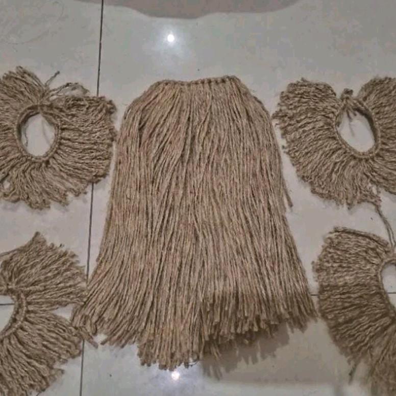ROK RUMBAI SEPASANG TANGAN & KAKI ADAT PAPUA RUMBAI GONI UNTUK ANAK DAN ...