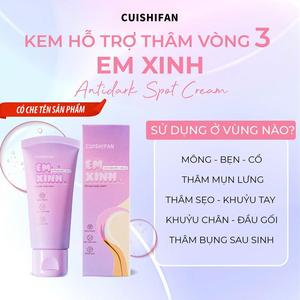 Kem Lotion Em Xinh 50gr Hỗ Trợ Mờ Thâm V3 Giảm Mụn Sần Sùi Làm Mềm Mịn Cấp Ẩm Dưỡng Trắng Cải Thiện Kết Cấu Da Phù Hợp Da Mụn Da Thô Sần Giao Hàng Miễn Phí COD