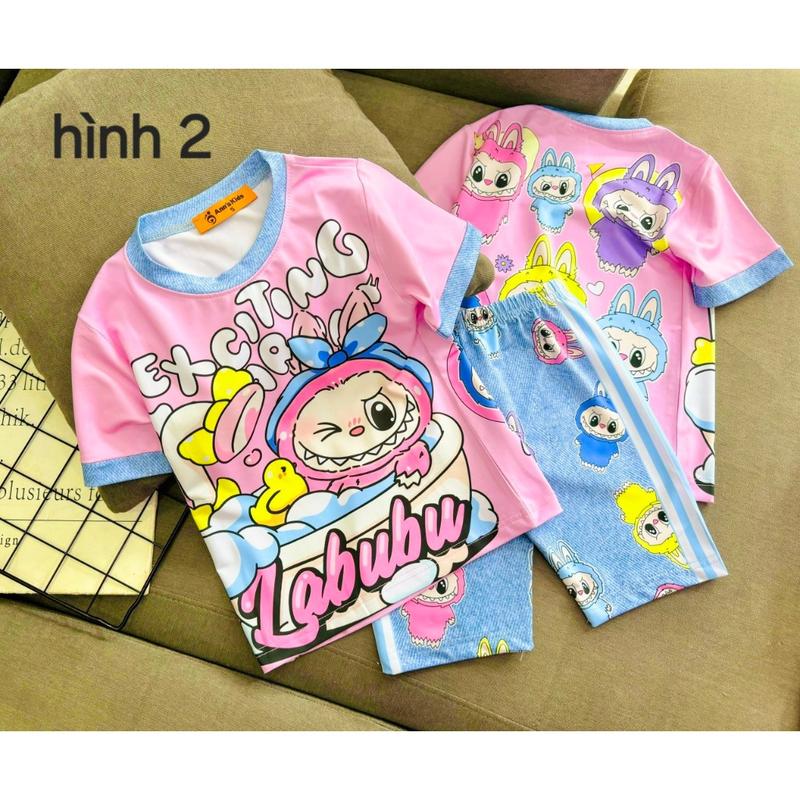 (12-23 ký) Bộ ngố siêu dễ thương thun lạnh Ann's Kids cho bé gái - Đồ bộ trẻ em Cotton 1