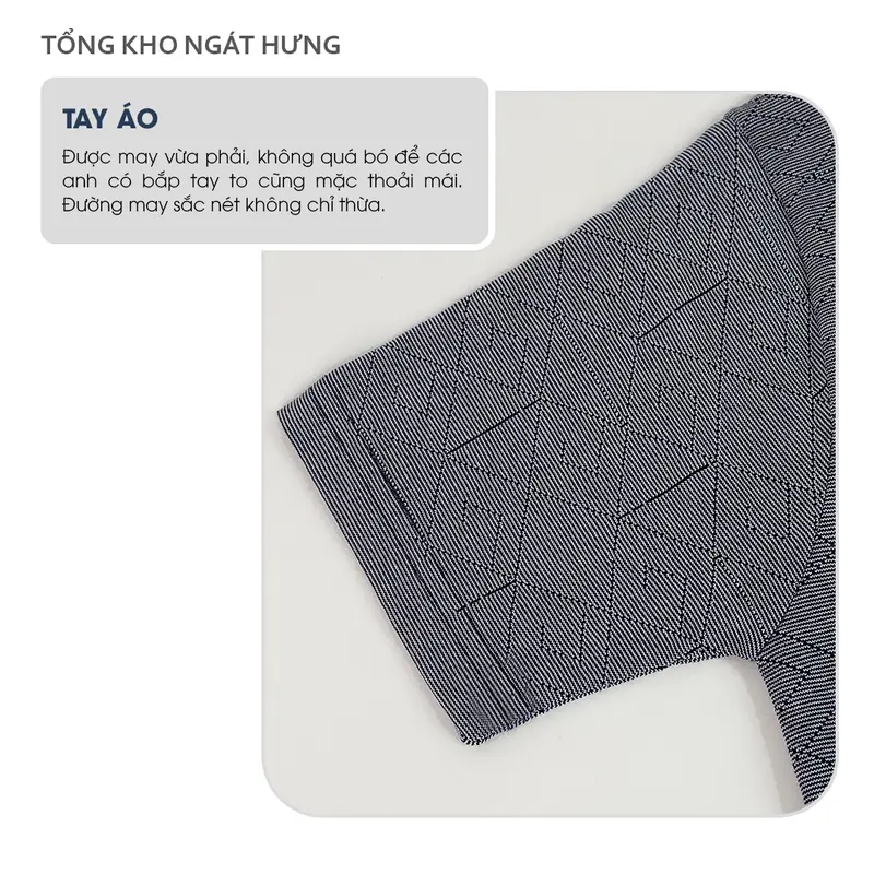 Áo Nam Trung Niên Chất Thun Lạnh Quảng Châu Cao Cấp Menswear Có Cổ Ngắn Tay A02 Polo Nhung Shirt Tặng bố 4