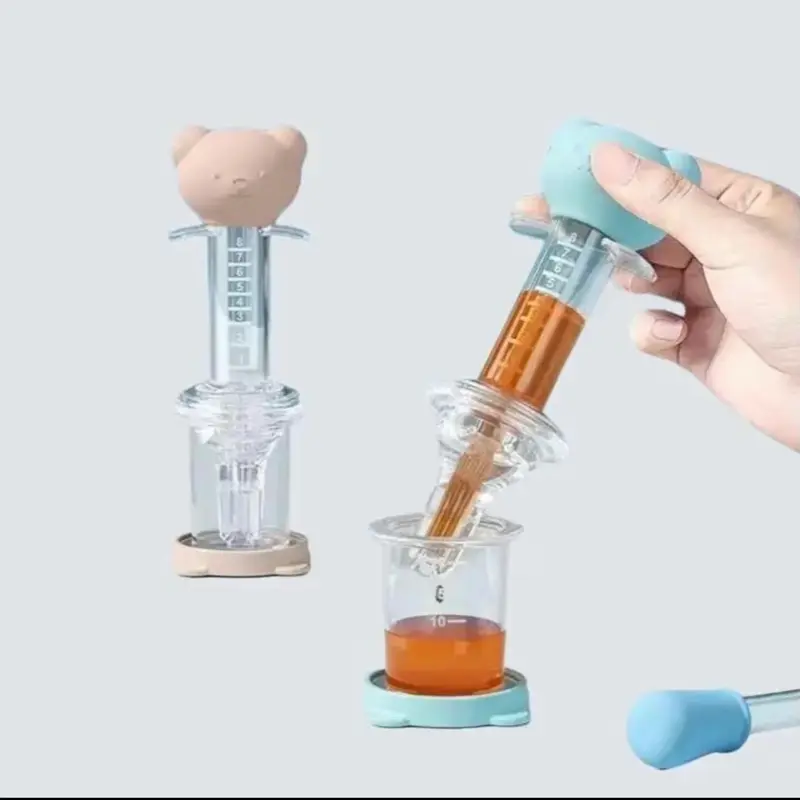 Ống bơm sữa hình ếch Silicon PP 10ml chống nghẹt an toàn cho bé hút  mũi  cầm  tay  cho  bé