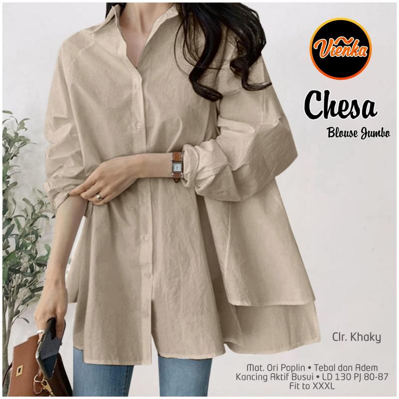 Chesa Blouse Jumbo Ori Poplin LD 130 XXXL 0