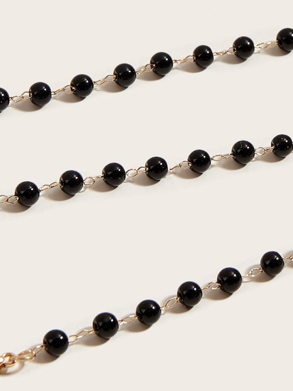 Simple Beaded Necklace,  Fashionable Jewelry for Women for Party, Daily Clothing Decor, Trendy All-match & Exquisite Neck Jewelry for Birthday Gift 8