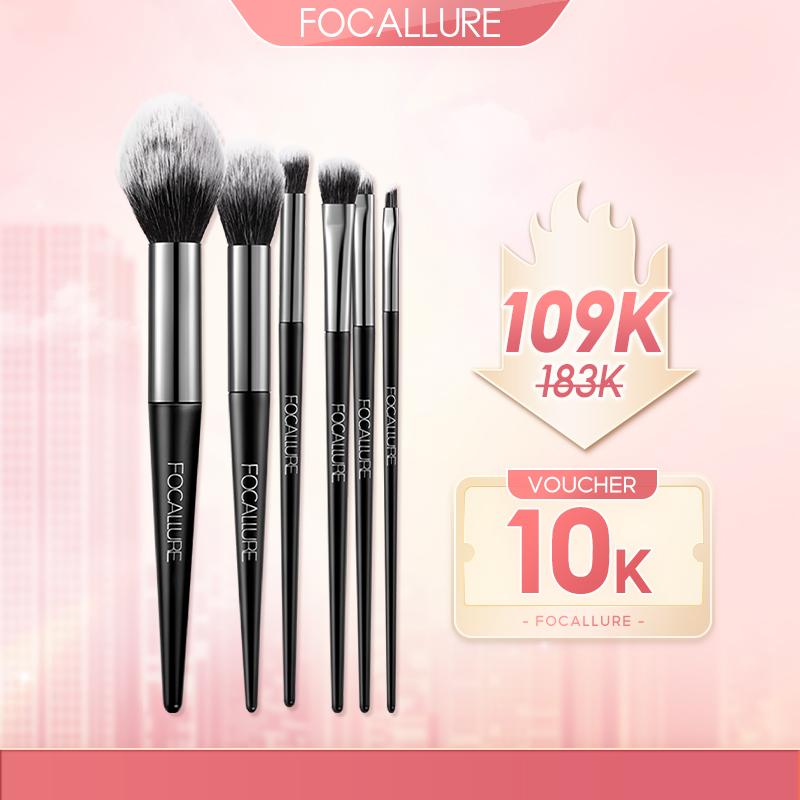 Focallure Bộ cọ trang điểm chuyên nghiệp 6 món sang trọng