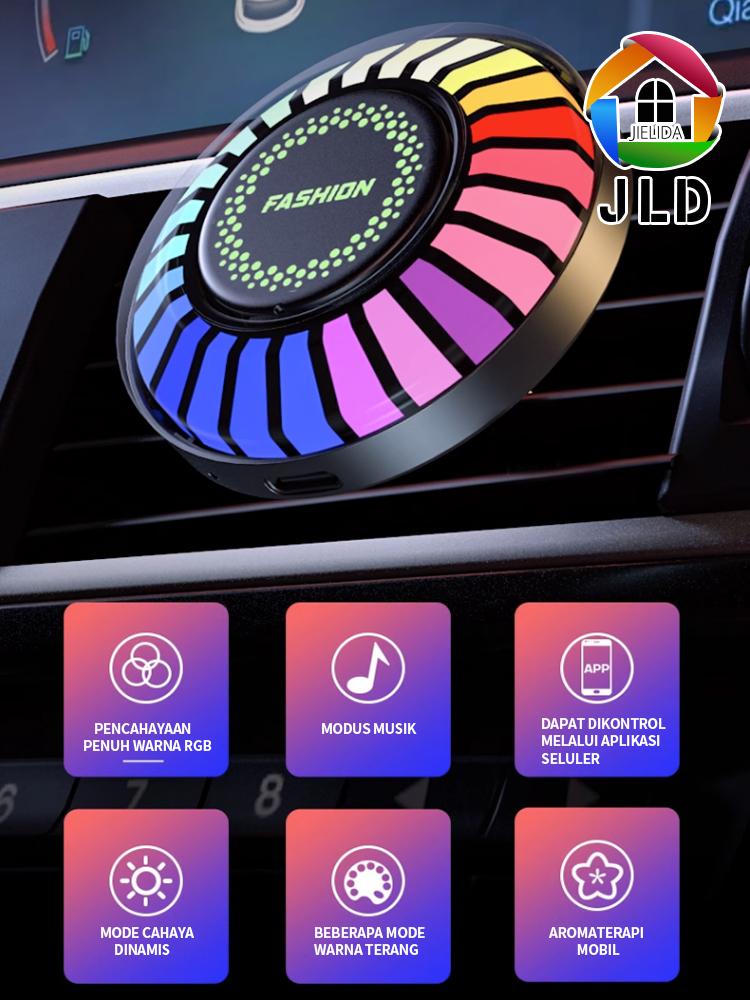 Product Introduction of Lampu Musik Aromaterapi Mobil App Control Car Music Rhythm Lamp RGB LED Strip Kontrol Suara Irama Suara Suasana Cahaya 0