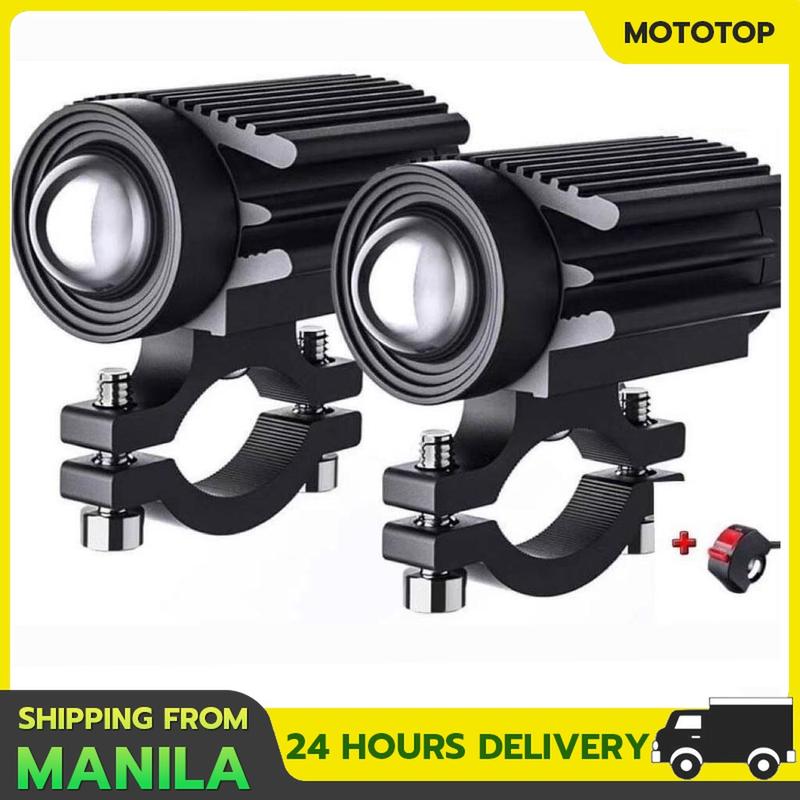 6-LED Motorcycle Spot Light – Waterproof Fog Lamp, Front Mount, 6000K Bright White 2 thumbnail image