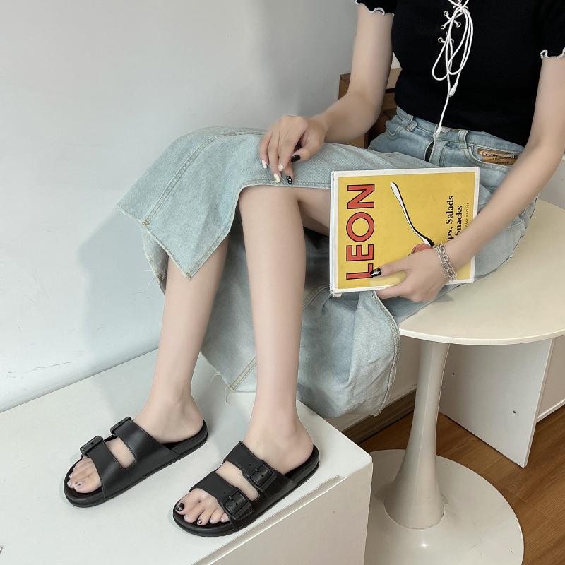 Dép Đi Trong Nhà Và Ngoài Trời, Hàng Mới Về Mùa Hè Cho Nam, Đế Mềm, Màu Trơn Cho Nữ, Dép Đi Biển Cho Nam, Cặp Đôi 2