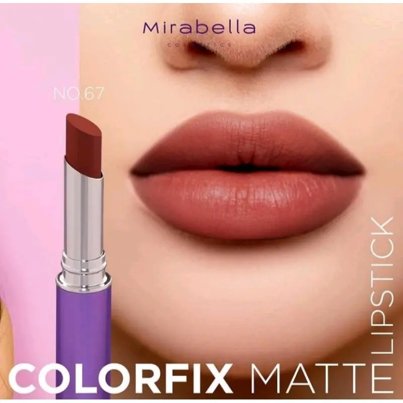 MIRABELLA LIPSTIK MATTE COLORFIX Matte Bibir Lipstick